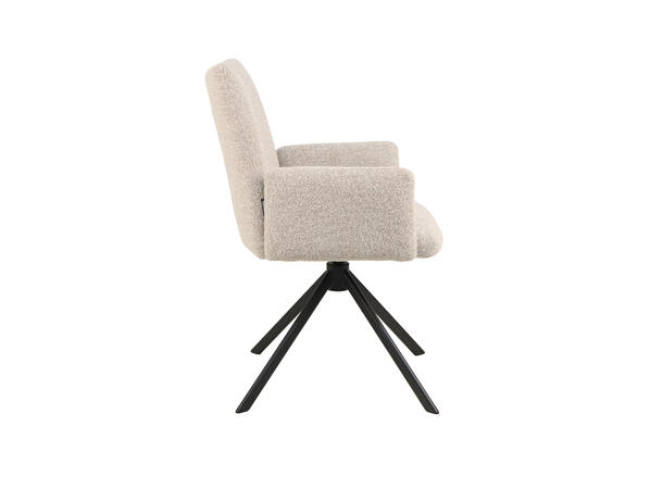 Ada spisestol m/arm Gyng og sving, 120 Beige 