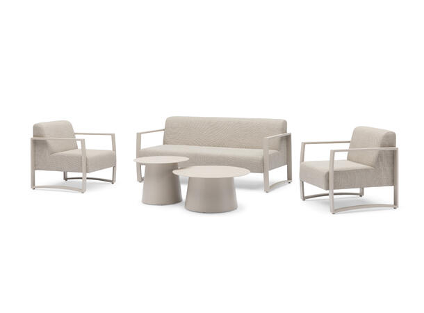 Almeria 3-seter Quick dry, beige ramme/beige tekstil 