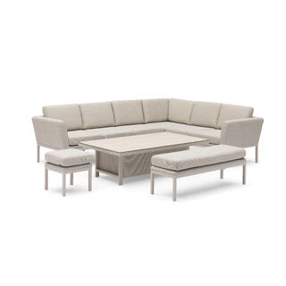 Cartagena 32, Beige ramme/beige puter Quick dry, hev/senk bord