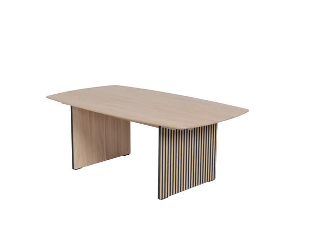 Casø Broholm sofabord m/lameller 135x75x50cm, Hvitoljet eik 
