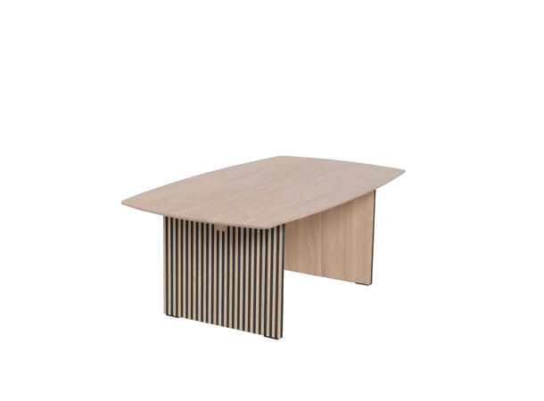 Casø Broholm sofabord m/lameller 135x75x50cm, Hvitoljet eik 