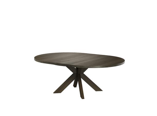 Casø Gro spisebord, Ø120 Røkt eik, treben 