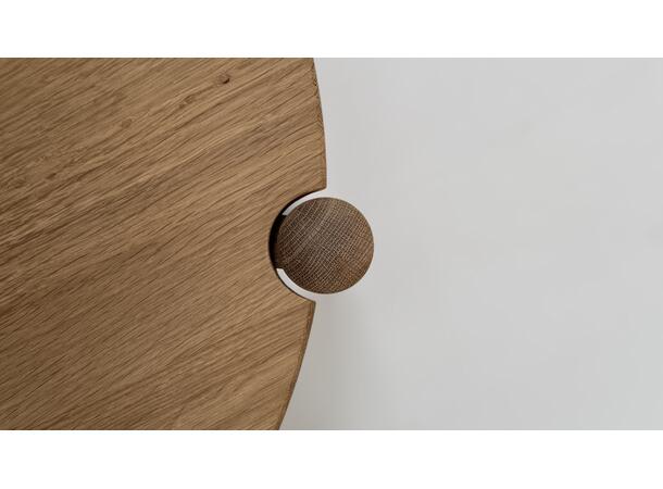 Casø Spir Sofabord sett 2 stk, Ø75/55 cm, Naturoljet eik 
