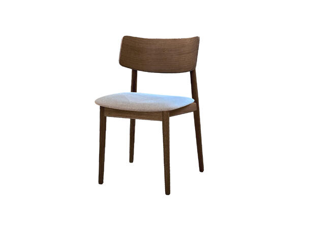 Casø Vita spisestol Røkt eik, Beige tekstil 