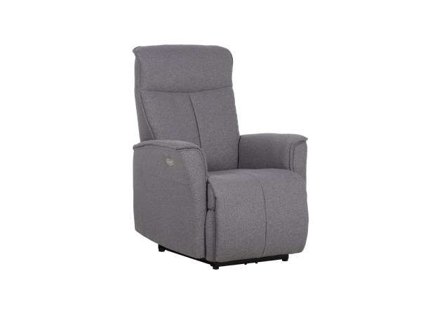 Dapper El. recliner Zero Gravity, H2 Tekstil, Loop Graphite 