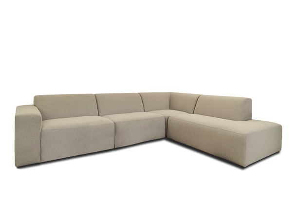 Roxy hjørnesofa, PG1 Liten åpen ende, Høyre, Ardita 14 latte 