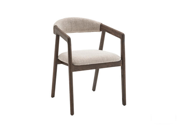 Sara spisestol, Santi 110, Beige Røkt eik understell 