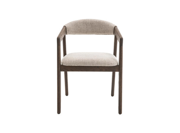 Sara spisestol, Santi 110, Beige Røkt eik understell 