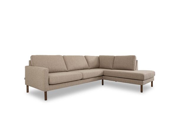 Chelsea 2R hjørnesofa, PG1 Åpen ende, Høyre, Honor Light brown 