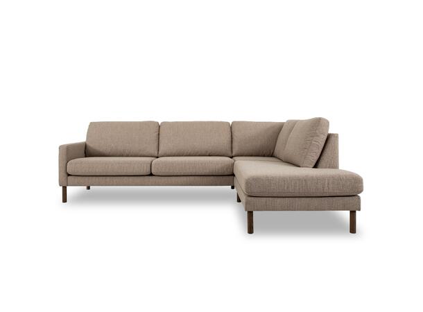 Chelsea 2R hjørnesofa, PG1 Åpen ende, Høyre, Honor Light brown 