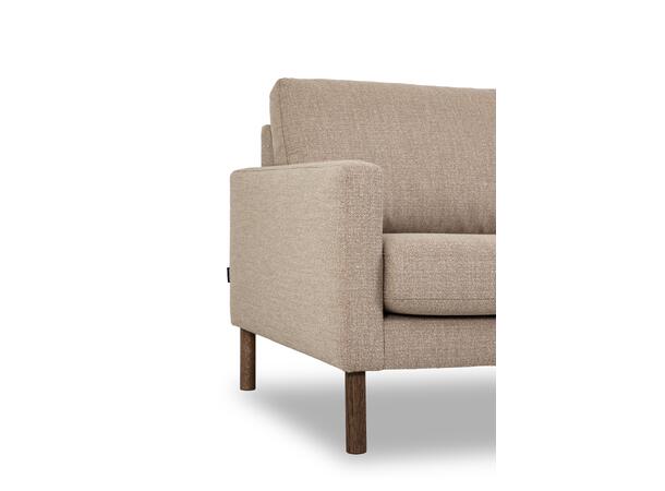 Chelsea 2R hjørnesofa, PG1 Åpen ende, Høyre, Honor Light brown 