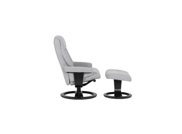 Atlanta hvilestol m/krakk, Medium, H2 Tekstil, Ultra Nickel 