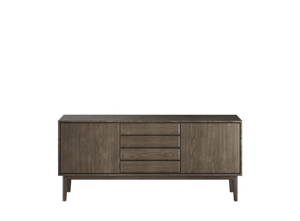 Casø Broholm skjenk m/slette dører 183x81x40 cm, Røkt eik 