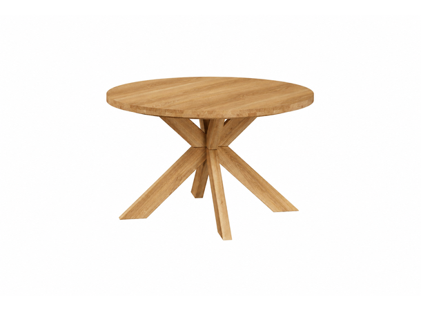 Casø Gro spisebord, Ø120 Naturoljet eik, treben 