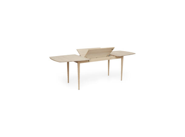 Casø Nordlight Spisebo. 200/290x105x75cm Hvitoljet eik, treben 