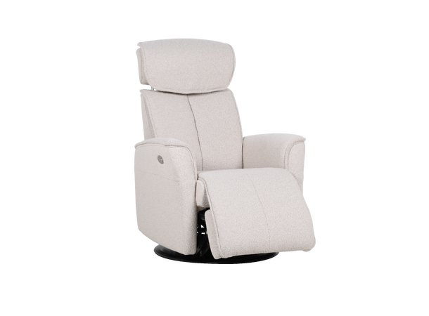 Commander El. recliner, H2 Tekstil, Loop Beige 