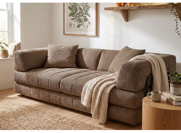 Compact Sovesofa, Dessin 181/02 brun 