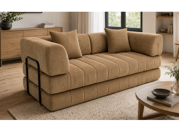 Compact Sovesofa, Dessin 181/02 brun 