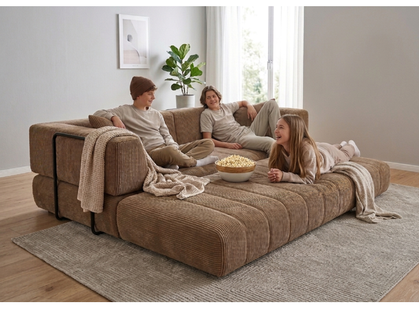 Compact Sovesofa, Dessin 181/02 brun 