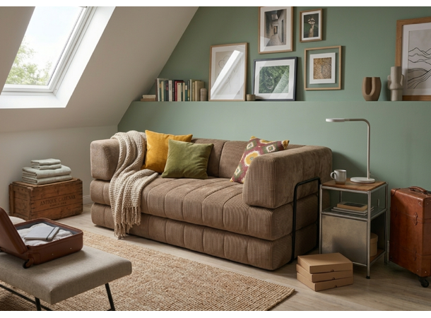 Compact Sovesofa, Dessin 181/02 brun 