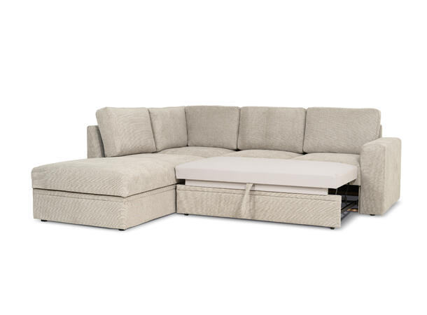Emma hjørnesofa, PG1 Åpen ende, Venstre,Enter 5/1 light brown 