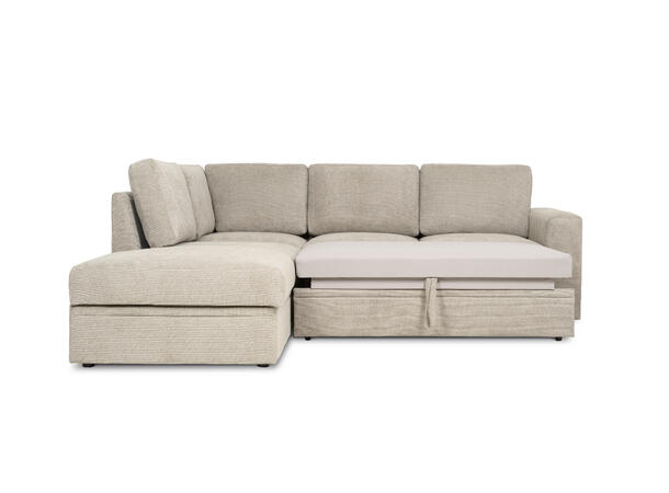 Emma hjørnesofa, PG1 Åpen ende, Venstre,Enter 5/1 light brown 
