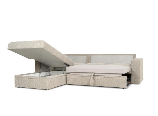 Emma hjørnesofa, PG1 Åpen ende, Venstre,Enter 5/1 light brown 