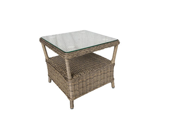 Koster Reclinersett, Naturflett 2 stoler m/pall + bord 