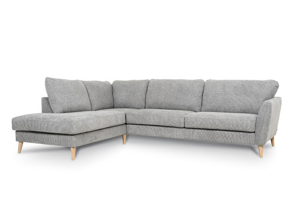Paris hjørnesofa, PG1 Åpen ende, Venstre, Enter 3 grey 