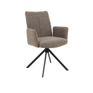 Ada spisestol m/arm Gyng og sving, 400 Brown