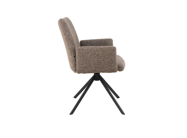 Ada spisestol m/arm Gyng og sving, 400 Brown 