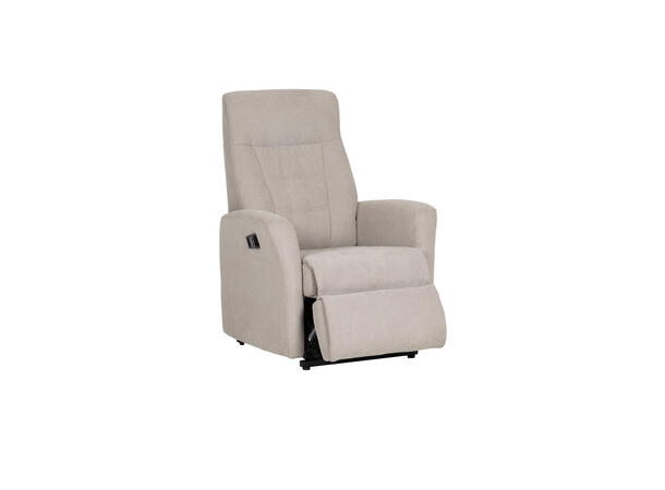 Admiral recliner m/løft, H2 Hud/PVC Nero 