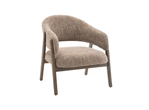 Alma loungestol, Santi 440, Brun Røkt eik understell 