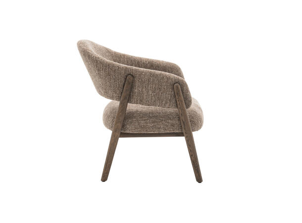 Alma loungestol, Santi 440, Brun Røkt eik understell 