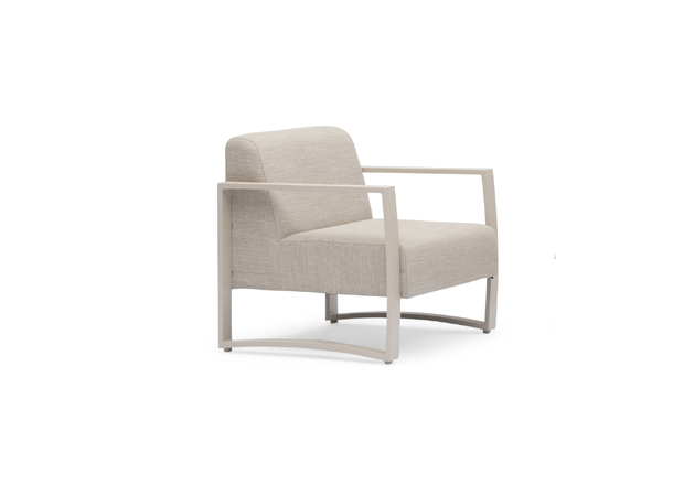 Almeria stol Quick dry, beige ramme/beige tekstil 