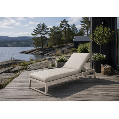 Cartagena solseng Quick dry, Beige ramme/beige pute