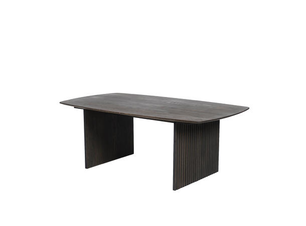 Casø Broholm sofabord m/lameller 135x75x50cm, Røkt eik 