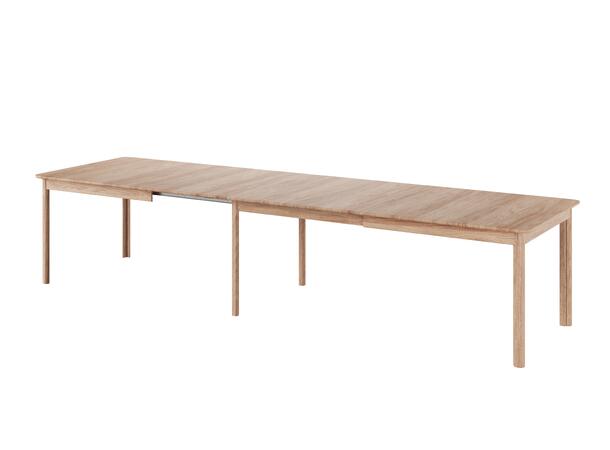 Casø Even Spisebord, 200/353(506)x100cm Inkl. 3 klaffer i finér, Naturoljet eik 