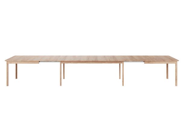 Casø Even Spisebord, 200/353(506)x100cm Inkl. 3 klaffer i finér, Naturoljet eik 