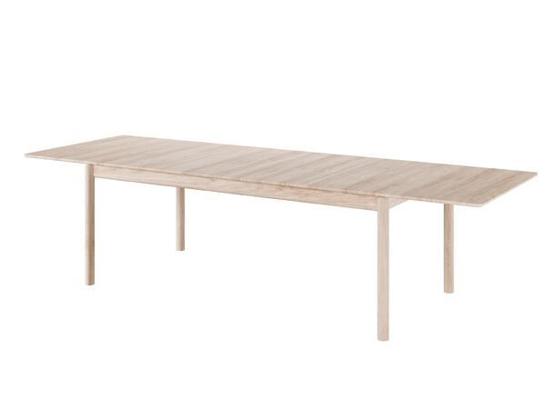 Casø Silhuet Spisebord, 200x100x75 cm Hvitoljet eik 