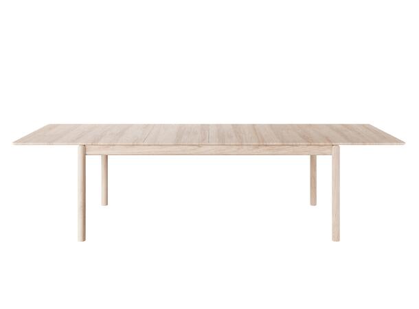 Casø Silhuet Spisebord, 200x100x75 cm Hvitoljet eik 