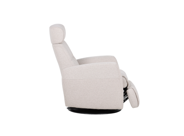 Regento recliner med just.nakke, H2 Tekstil, Loop Beige 