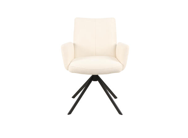 Ada spisestol m/arm Gyng og sving, 101 White 