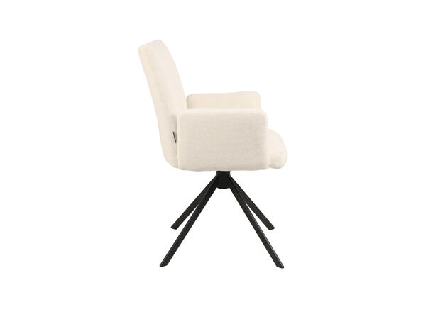 Ada spisestol m/arm Gyng og sving, 101 White 