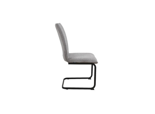 Camilla spisestol, Elephant Lys grått tekstil, C-understell 