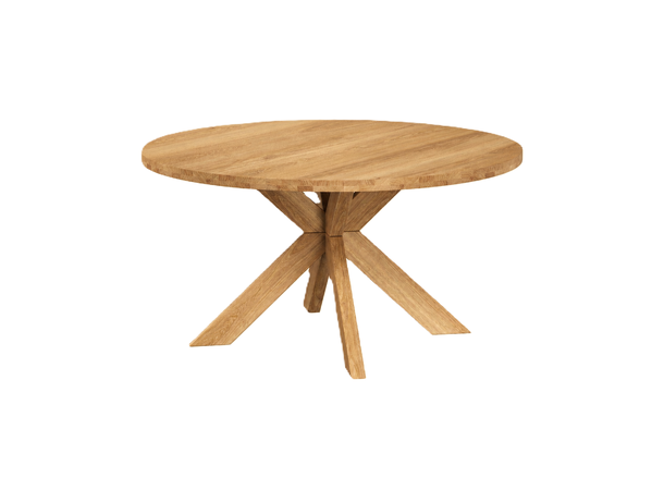 Casø Gro spisebord, Ø140 Naturoljet eik, treben 