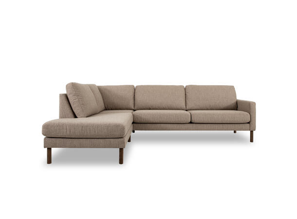 Chelsea 2L hjørnesofa, PG1 Åpen ende, Venstre, Honor Light brown 