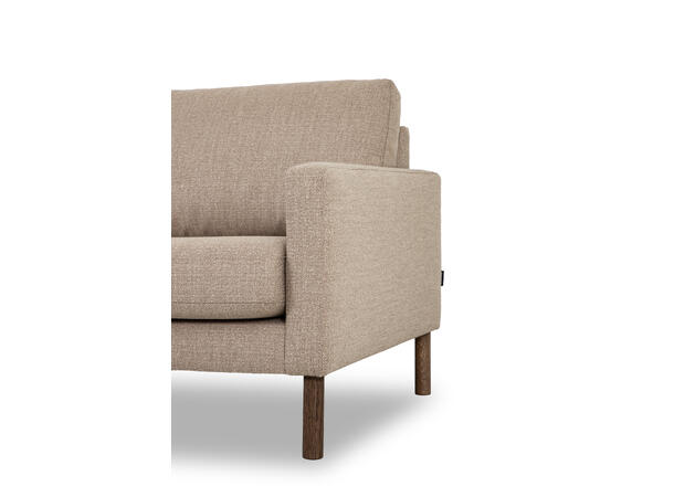 Chelsea 2L hjørnesofa, PG1 Åpen ende, Venstre, Honor Light brown 