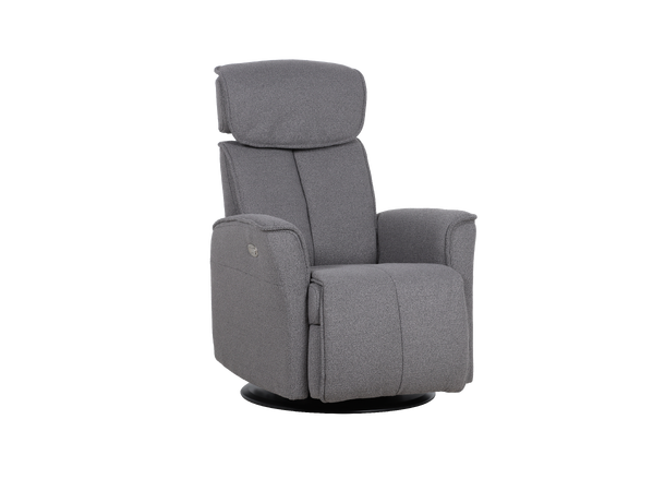 Commander El. recliner, H2 Tekstil, Loop Graphite 