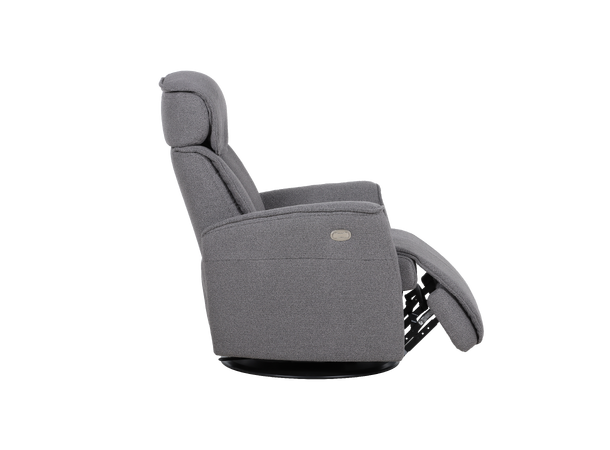 Commander El. recliner, H2 Tekstil, Loop Graphite 